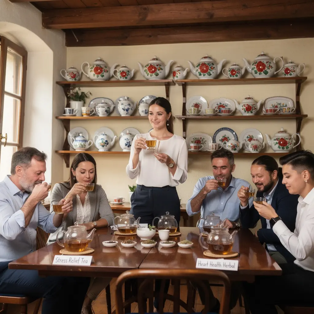 Koffeinmentes gyümölcstea, amely frissítő színekben pompázik.